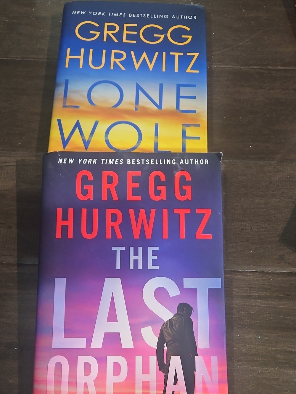 Gregg Hurwitz Orphan X Hardcover Lot – The Last Orphan & Lone Wolf